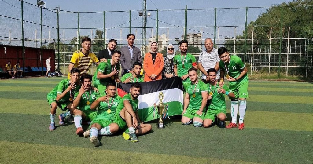 The conclusion of the Gaza Championship is victorious for the students of the Pharmacy Department