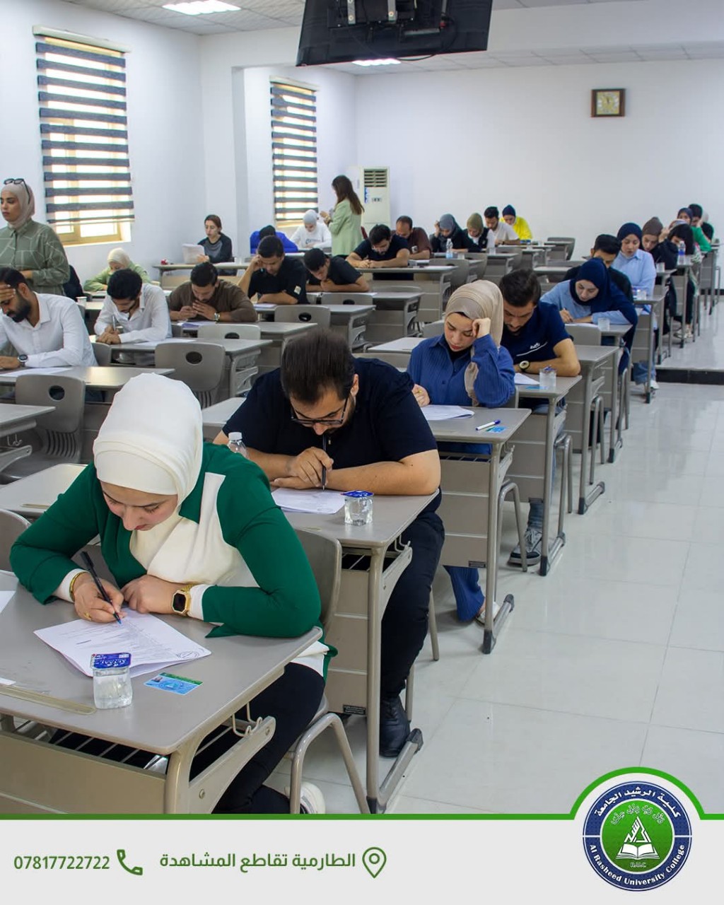 طلبة طب الأسنان في فرع حي الحسين يواصلون أداء امتحاناتهم النهائية بأجواء منظمة